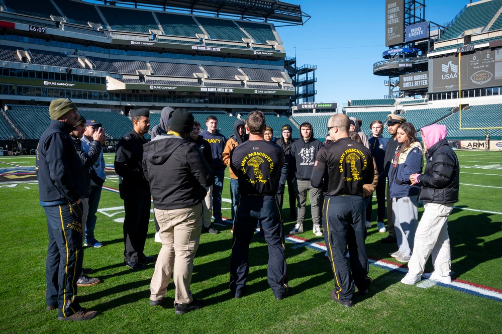 Army-Navy football game walkthrough