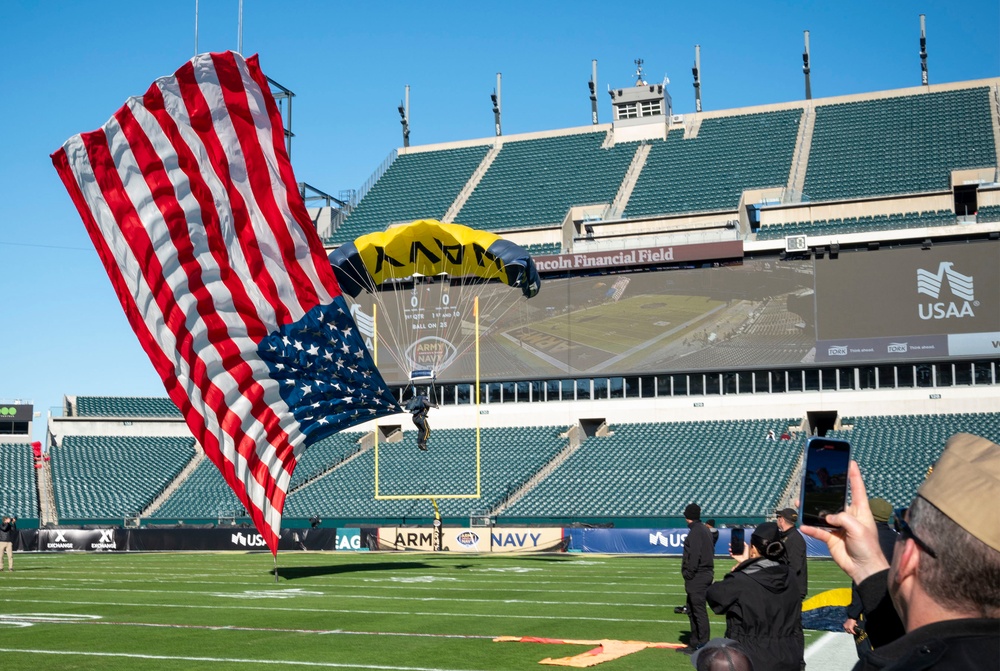 Army-Navy football game walkthrough