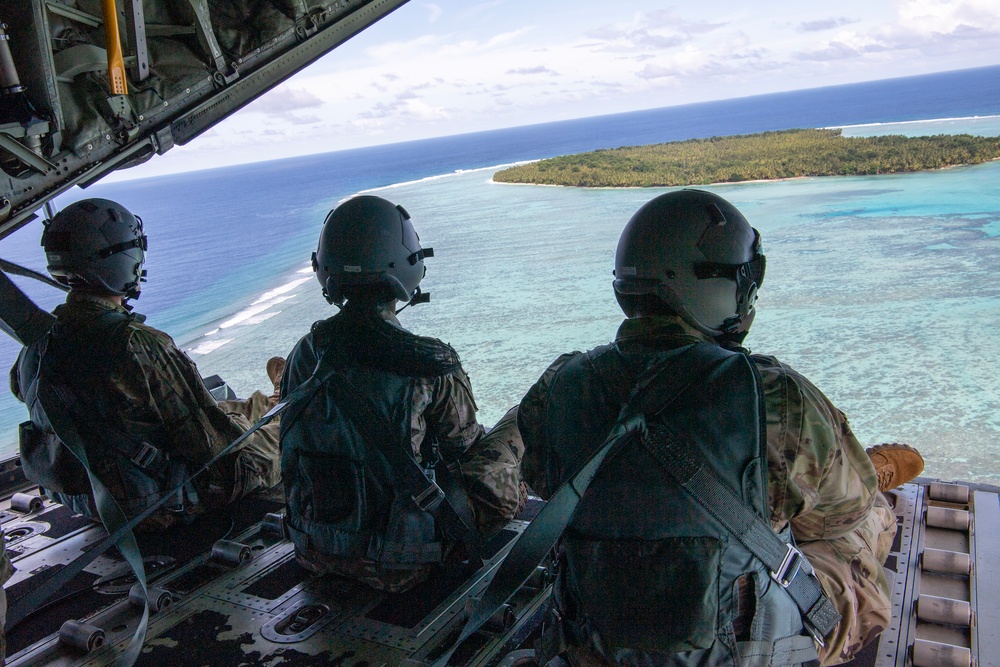 Yokota Airmen conduct LCLA airdrop over Federated States of Micronesia during OCD 2022