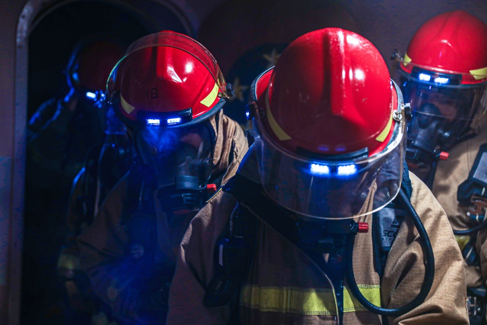 Sailors Participate in General Quarters Drill