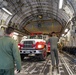 Firetruck being loaded onto a C-17