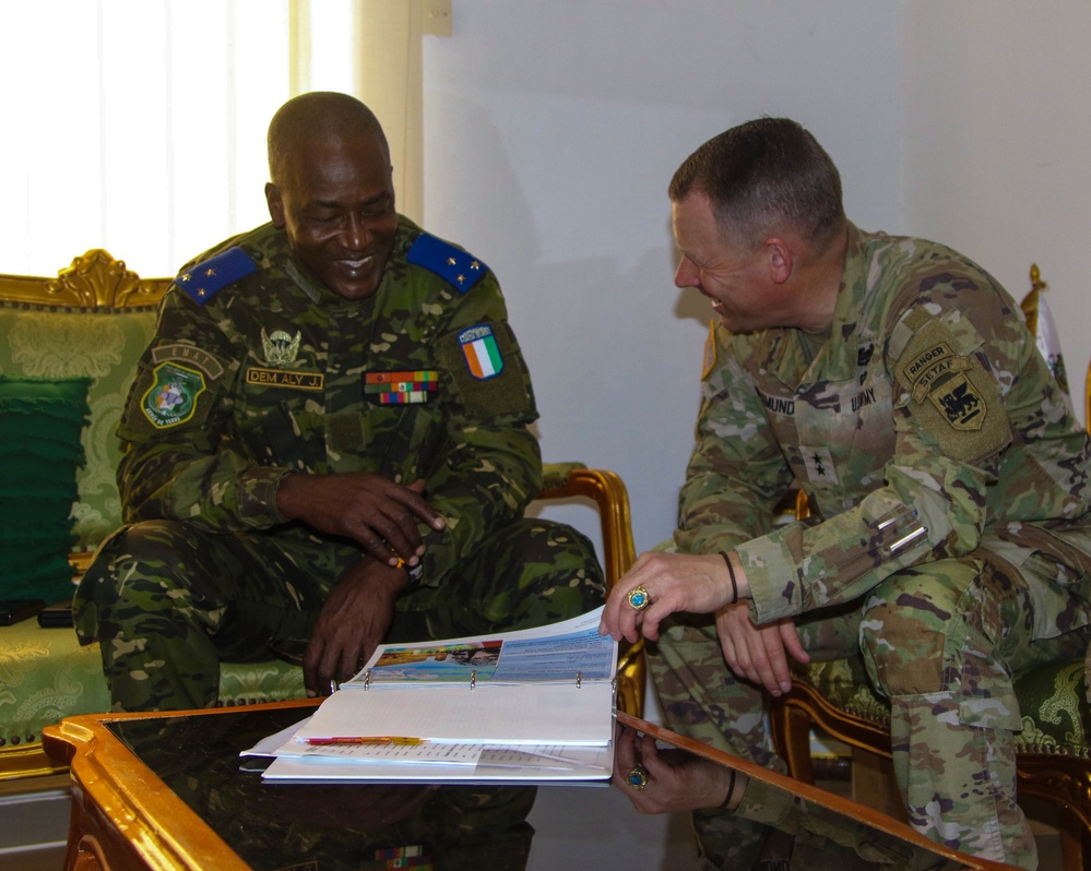 SETAF-AF Command Team visits Cote d'Ivoire