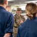 U.S. Army Brig. Gen. Mary Krueger, commander Regional Health Command Atlantic, takes a tour of USNS Comfort during Continuing Promise 2022 in Naval Station Guantanamo Bay