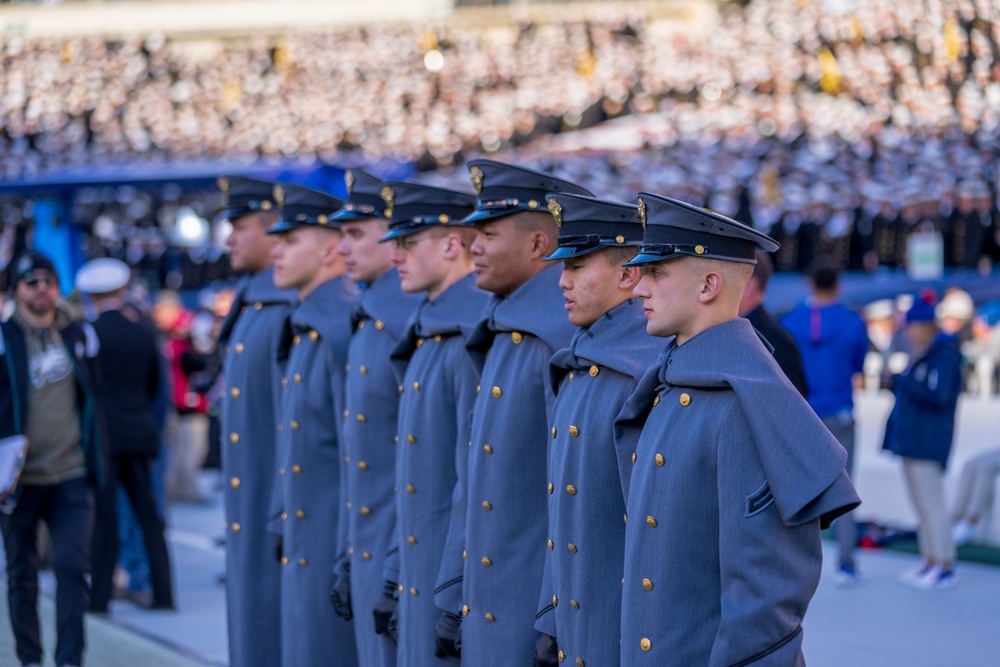 The annual Army Navy game traditions continue