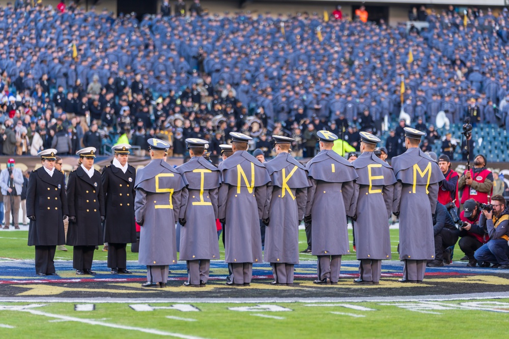 The annual Army Navy game traditions continue