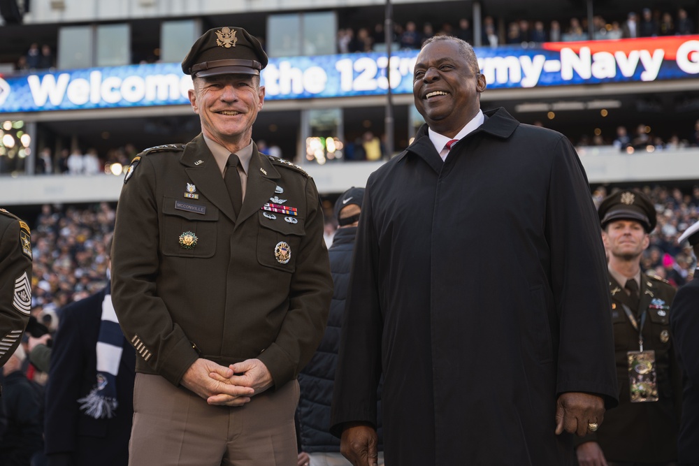 SECDEF Attends Annual Army-Navy Game