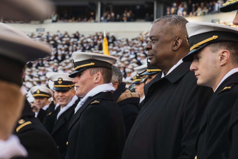 SECDEF Attends Annual Army-Navy Game
