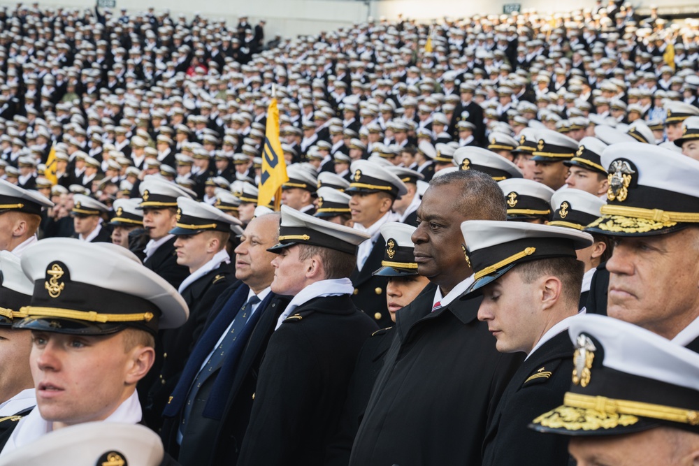 SECDEF Attends Annual Army-Navy Game