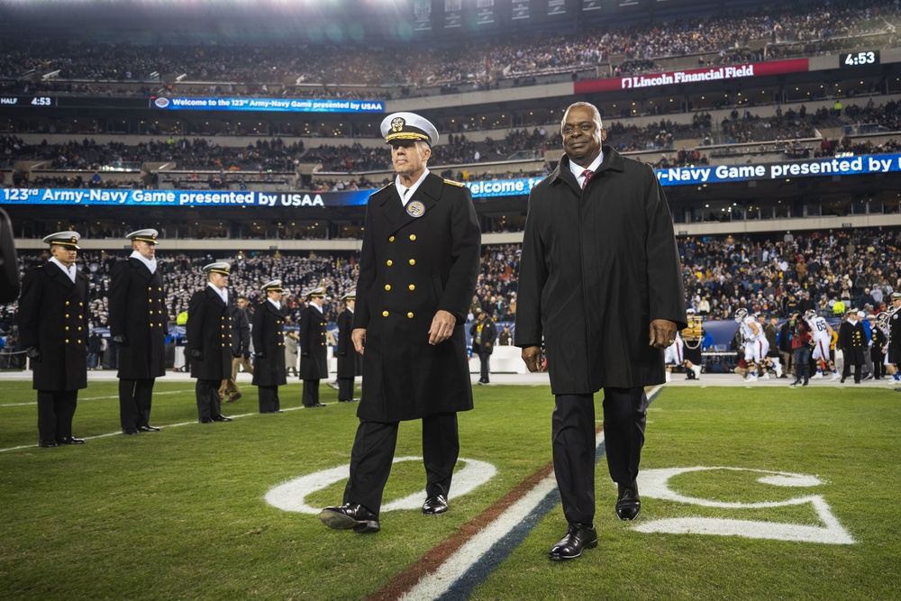 SECDEF Attends Annual Army-Navy Game