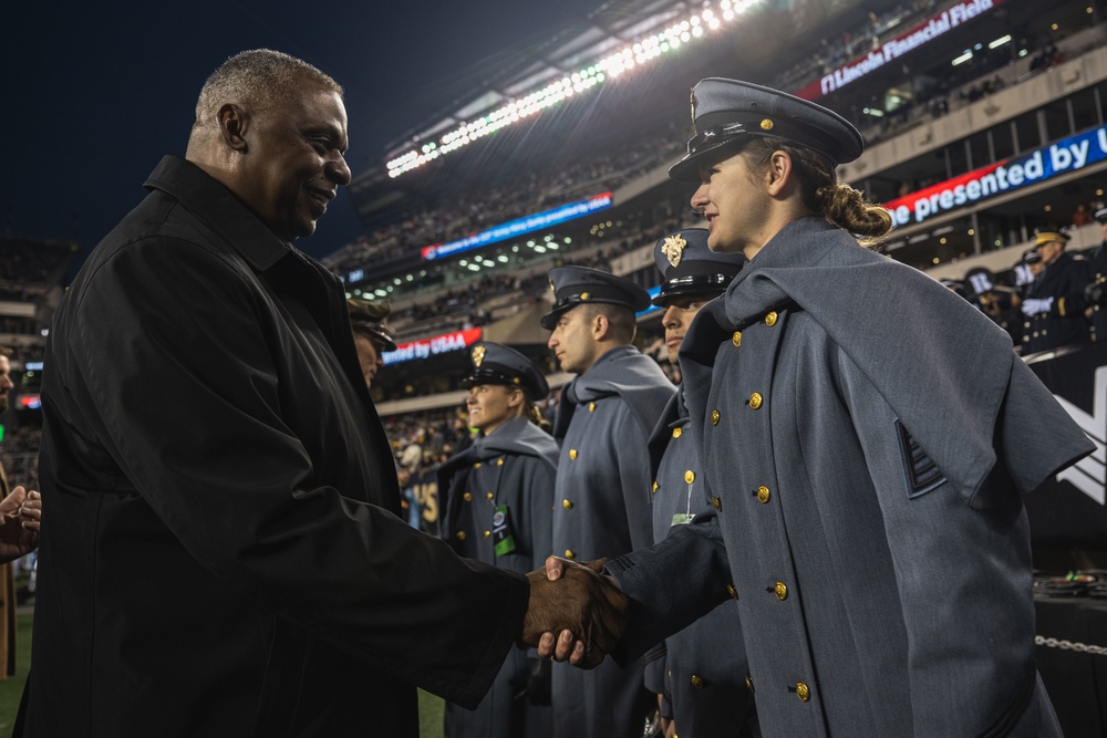 SECDEF Attends Annual Army-Navy Game