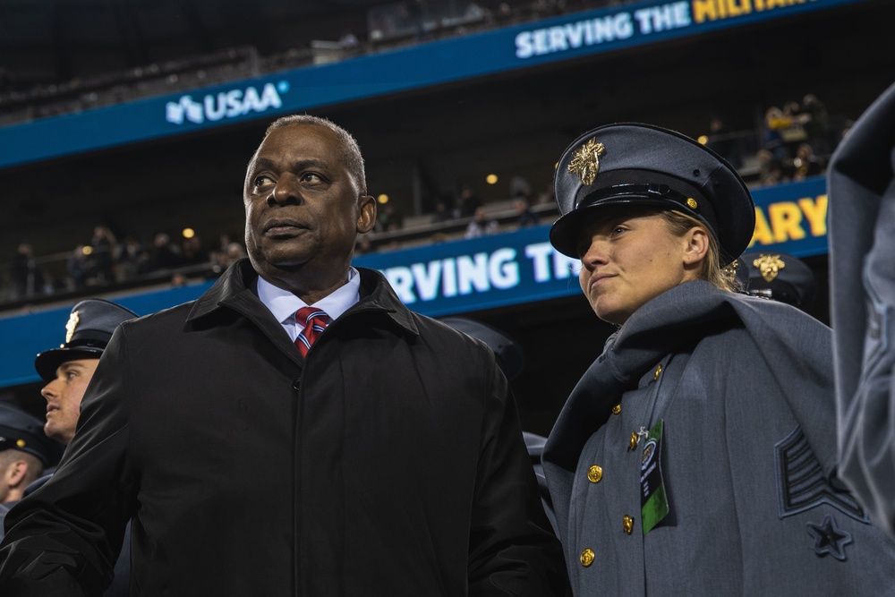 SECDEF Attends Annual Army-Navy Game