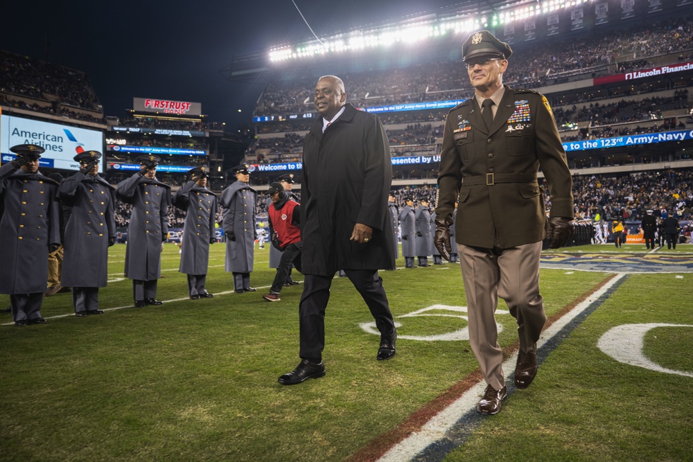 SECDEF Attends Annual Army-Navy Game