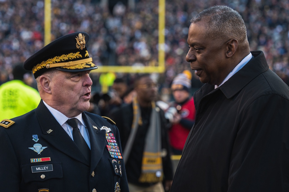 SECDEF Attends Annual Army-Navy Game