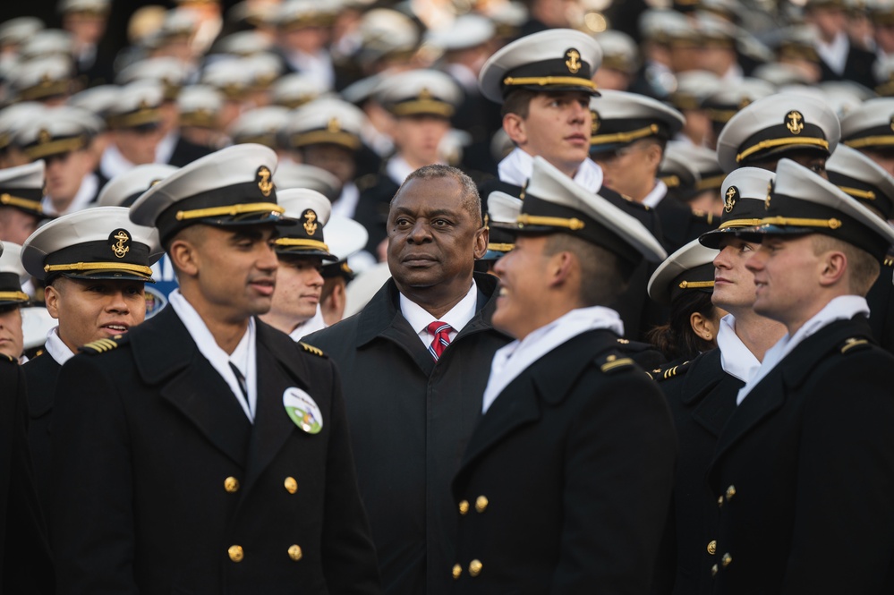 SECDEF Attends Annual Army-Navy Game