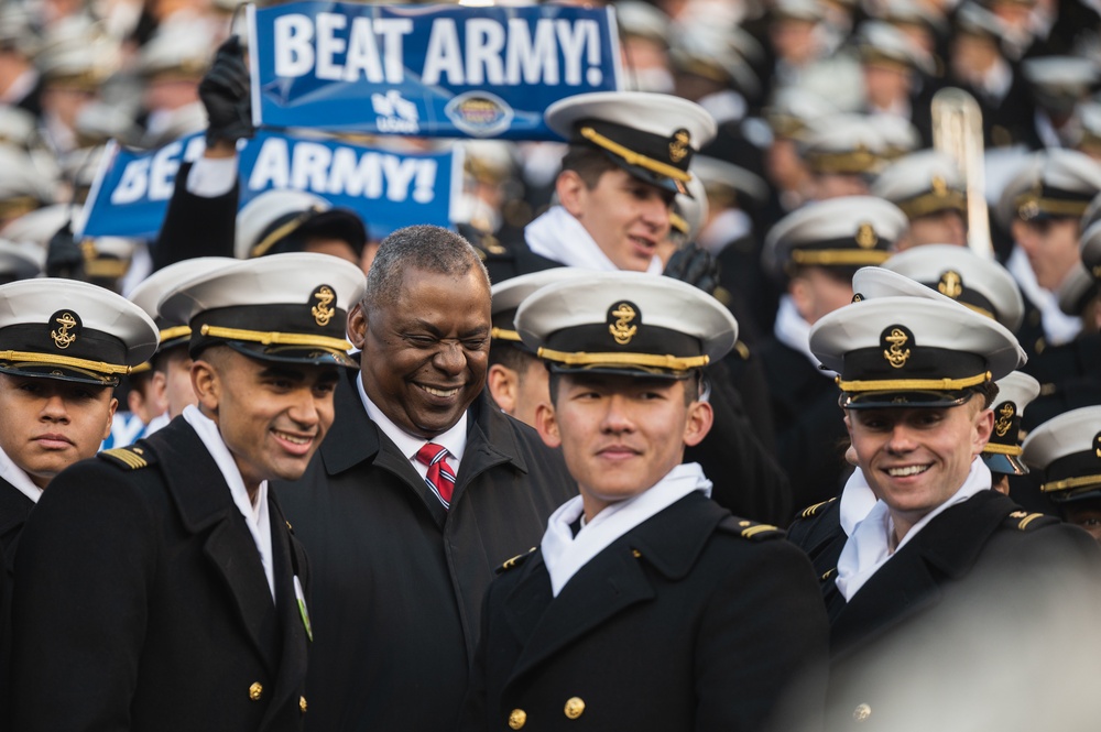 SECDEF Attends Annual Army-Navy Game