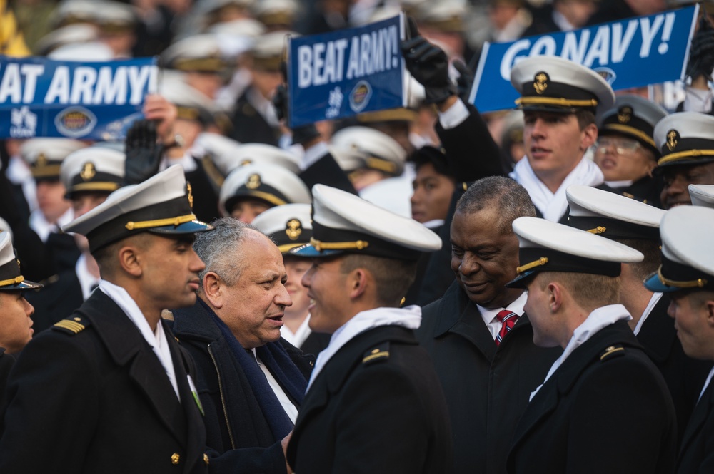 SECDEF Attends Annual Army-Navy Game