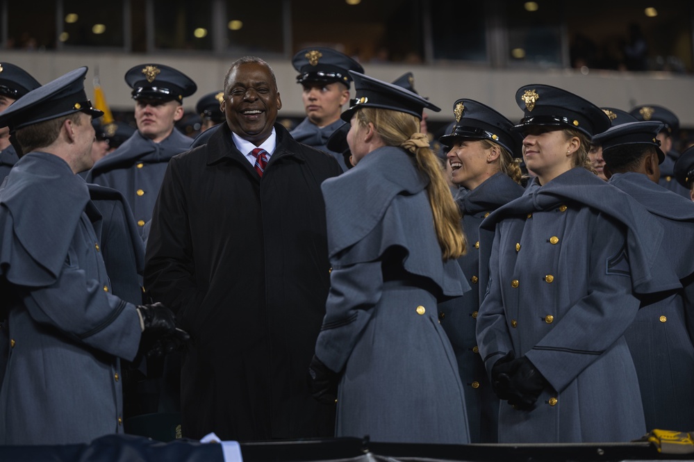 SECDEF Attends Annual Army-Navy Game