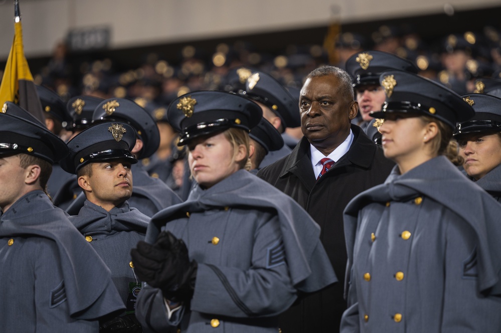 SECDEF Attends Annual Army-Navy Game