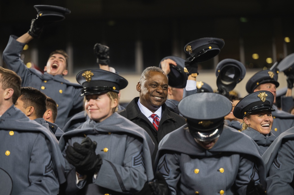 SECDEF Attends Annual Army-Navy Game