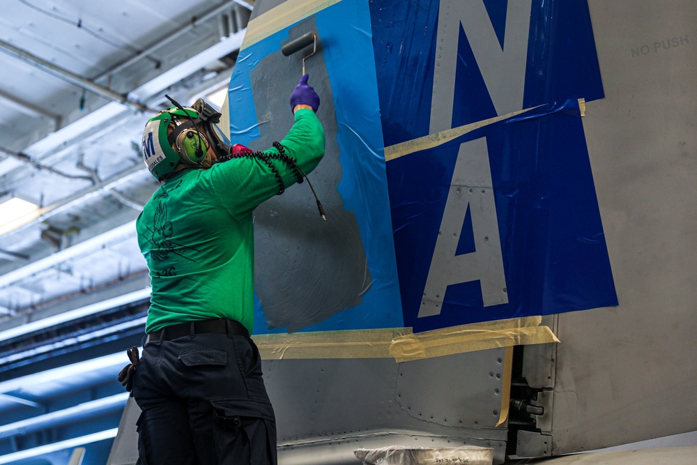 U.S. Navy Sailor Paints Logo