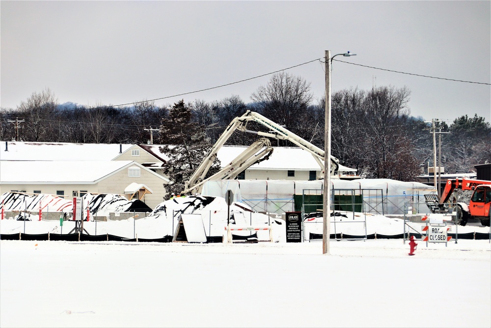 December 2022 construction operations of $11.96 million transient training brigade headquarters at Fort McCoy