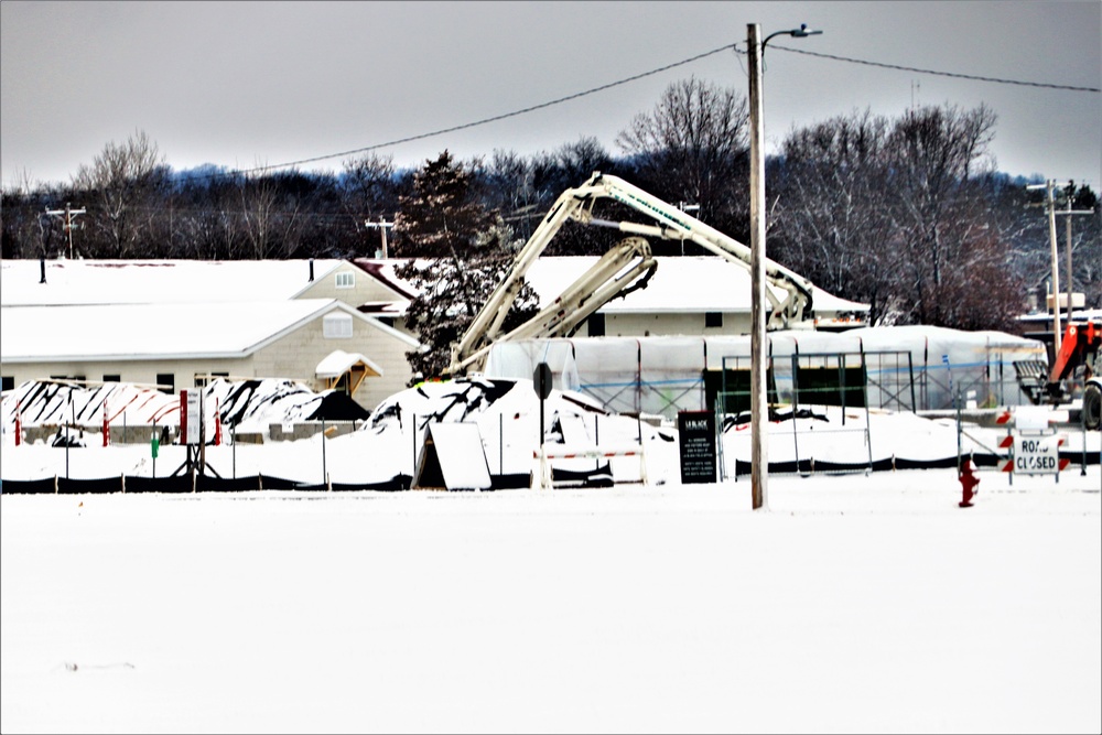 December 2022 construction operations of $11.96 million transient training brigade headquarters at Fort McCoy