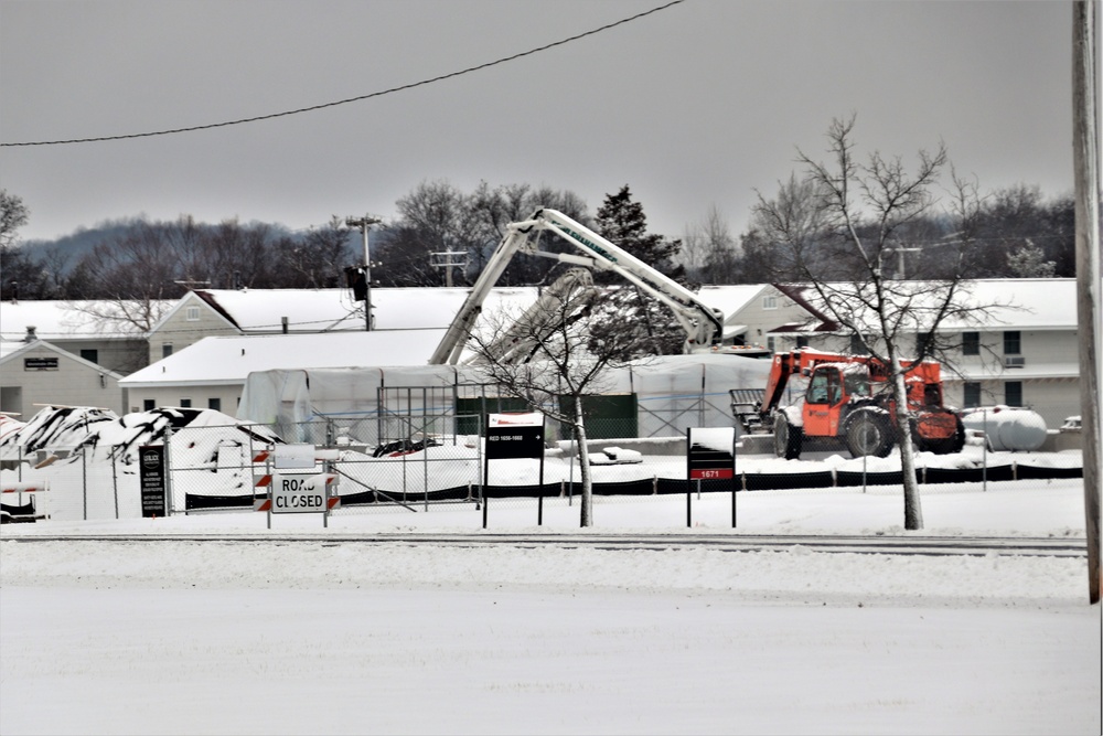 December 2022 construction operations of $11.96 million transient training brigade headquarters at Fort McCoy