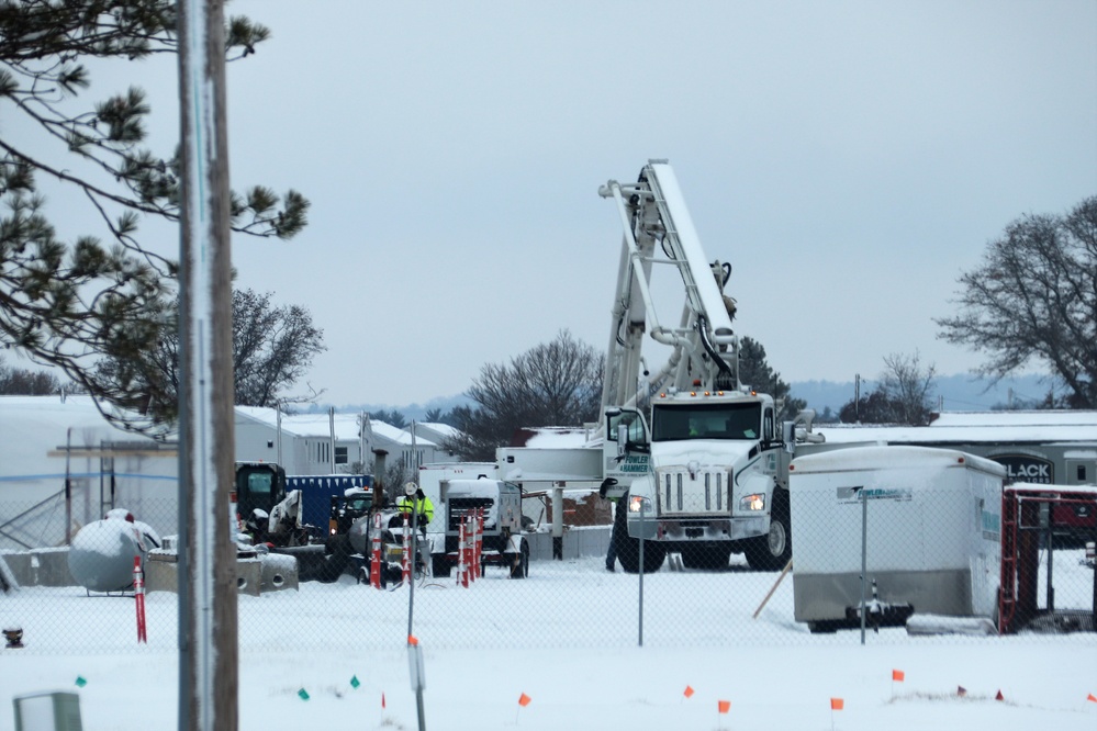 December 2022 construction operations of $11.96 million transient training brigade headquarters at Fort McCoy