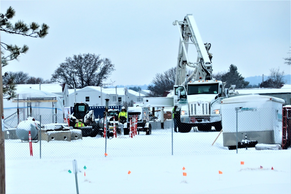 December 2022 construction operations of $11.96 million transient training brigade headquarters at Fort McCoy