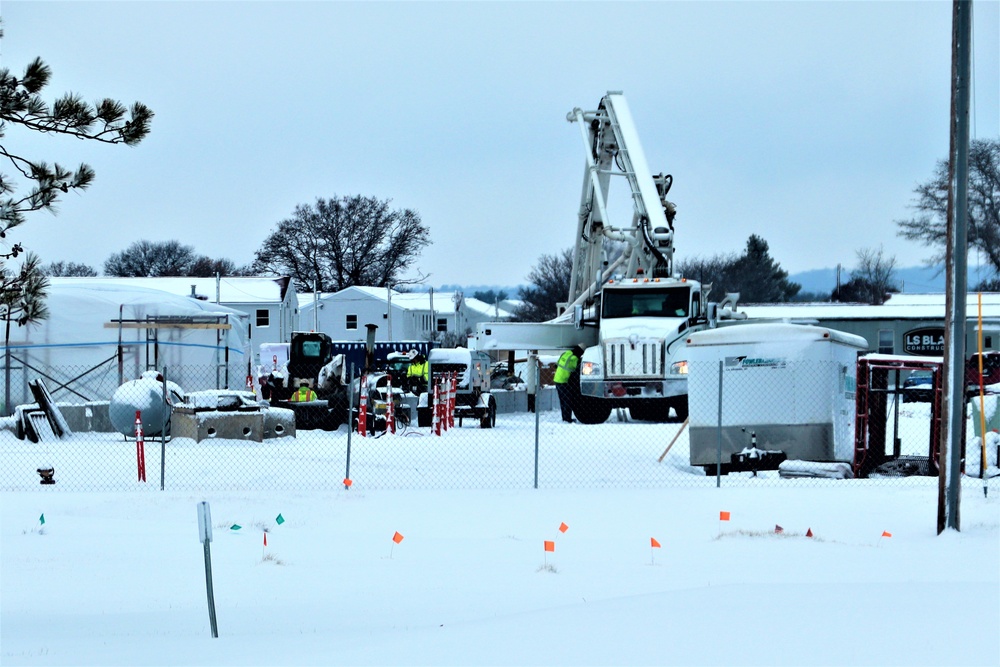 December 2022 construction operations of $11.96 million transient training brigade headquarters at Fort McCoy