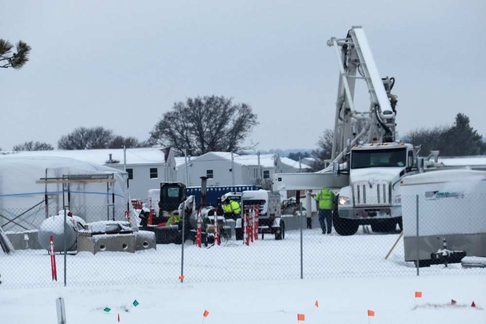 December 2022 construction operations of $11.96 million transient training brigade headquarters at Fort McCoy