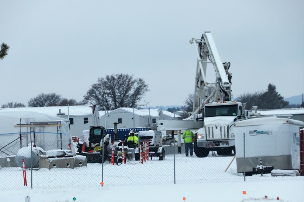 December 2022 construction operations of $11.96 million transient training brigade headquarters at Fort McCoy