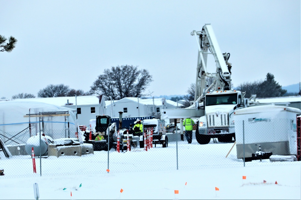 December 2022 construction operations of $11.96 million transient training brigade headquarters at Fort McCoy