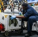 Sailor Cleans A Liquid Coolant Filtering Unit