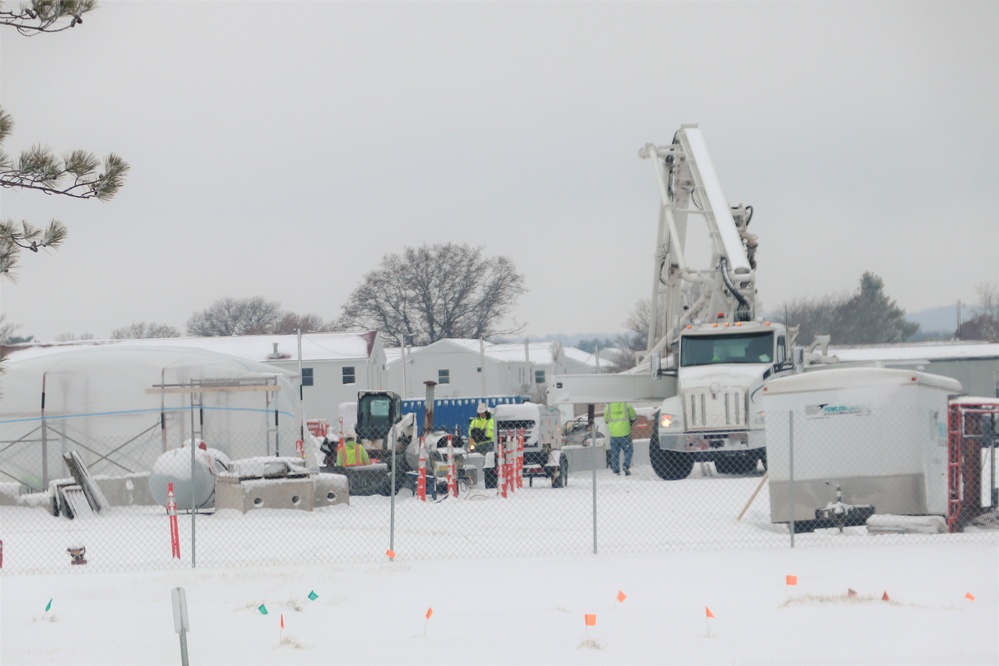 December 2022 construction operations of $11.96 million transient training brigade headquarters at Fort McCoy