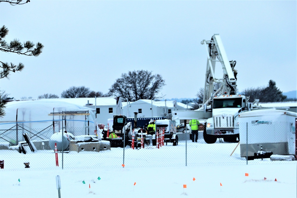 December 2022 construction operations of $11.96 million transient training brigade headquarters at Fort McCoy