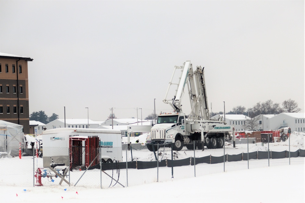 December 2022 construction operations of $11.96 million transient training brigade headquarters at Fort McCoy