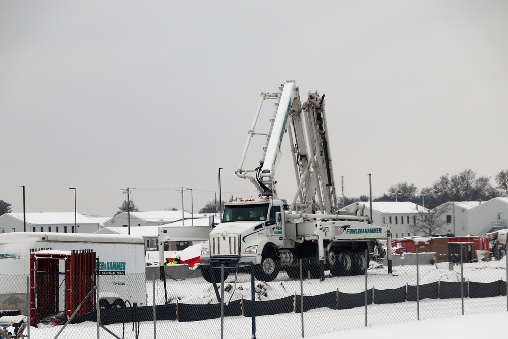 December 2022 construction operations of $11.96 million transient training brigade headquarters at Fort McCoy