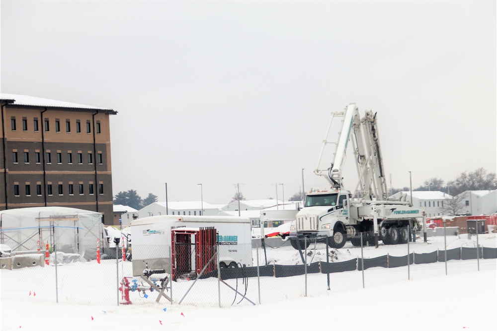 December 2022 construction operations of $11.96 million transient training brigade headquarters at Fort McCoy