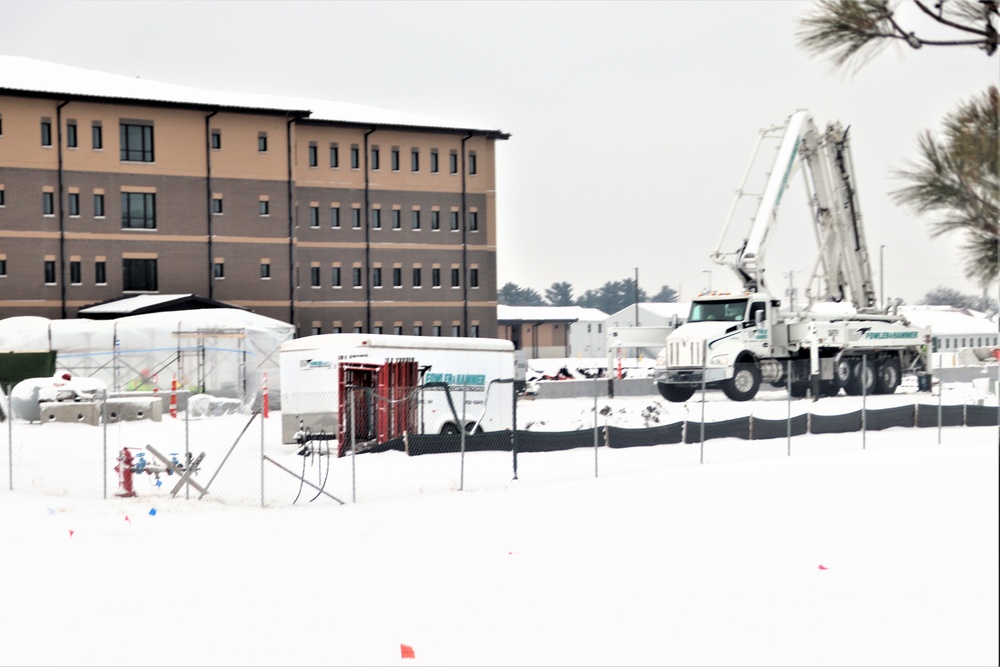 December 2022 construction operations of $11.96 million transient training brigade headquarters at Fort McCoy