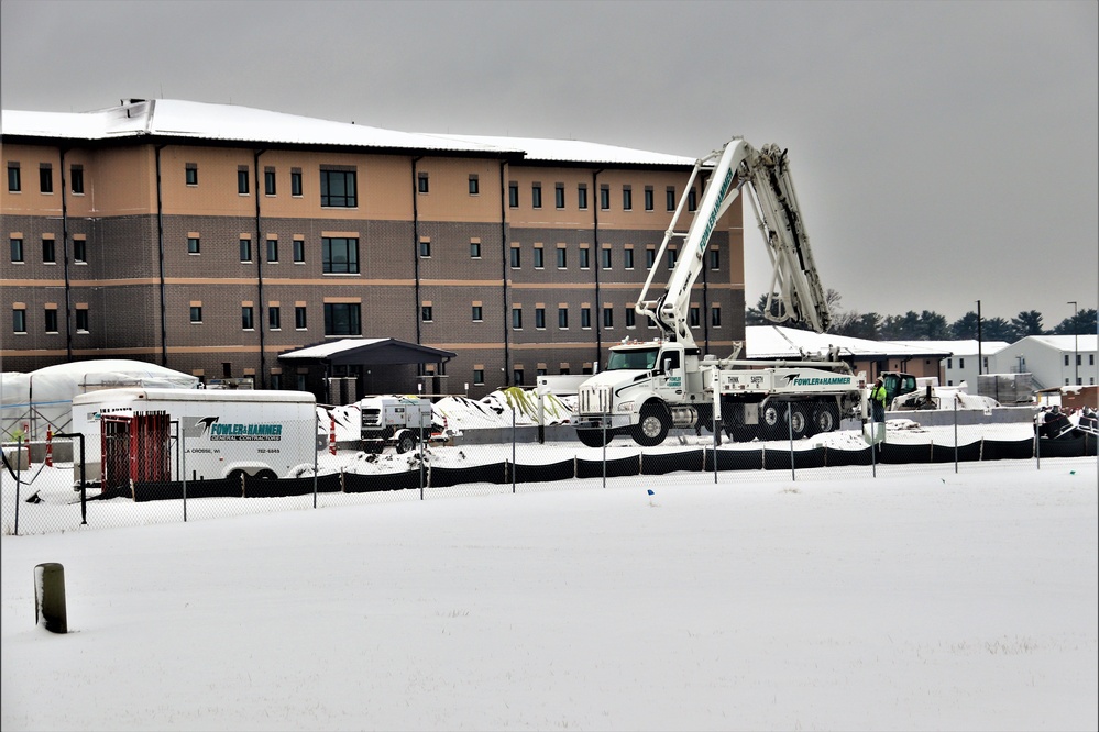 December 2022 construction operations of $11.96 million transient training brigade headquarters at Fort McCoy