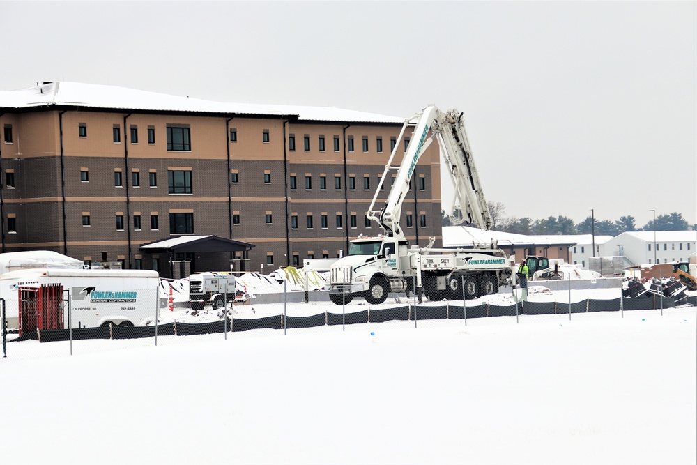 December 2022 construction operations of $11.96 million transient training brigade headquarters at Fort McCoy