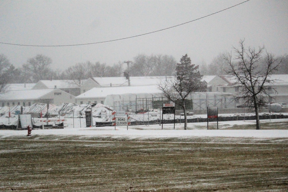 December 2022 construction operations of $11.96 million transient training brigade headquarters at Fort McCoy