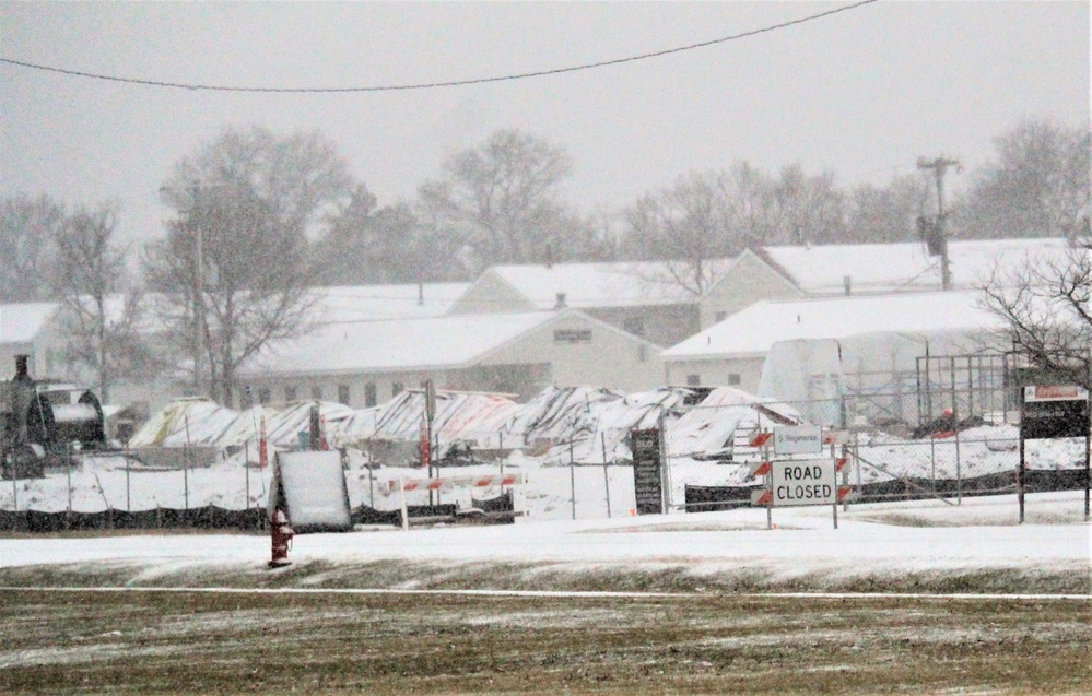 December 2022 construction operations of $11.96 million transient training brigade headquarters at Fort McCoy