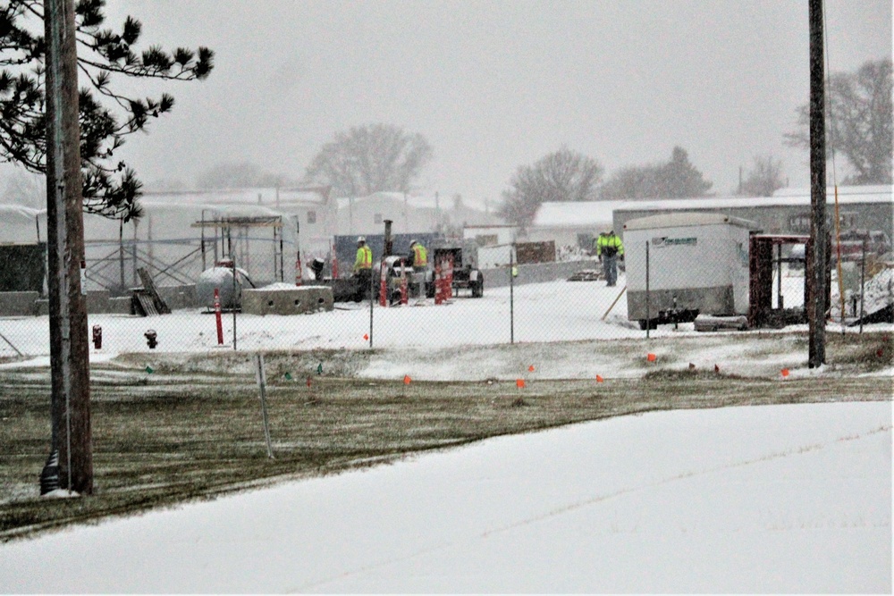 December 2022 construction operations of $11.96 million transient training brigade headquarters at Fort McCoy