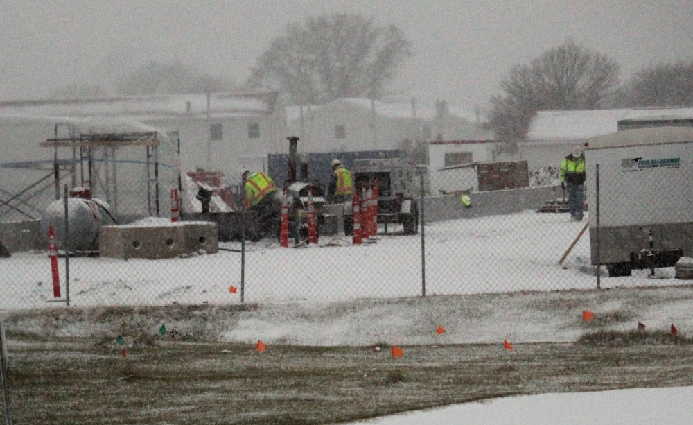 December 2022 construction operations of $11.96 million transient training brigade headquarters at Fort McCoy