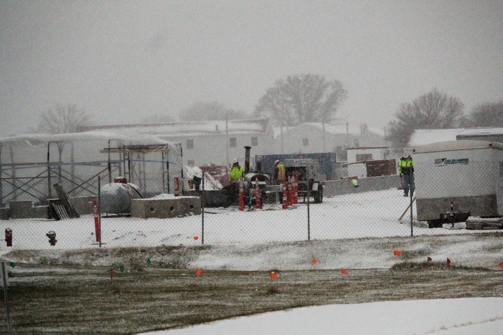 December 2022 construction operations of $11.96 million transient training brigade headquarters at Fort McCoy