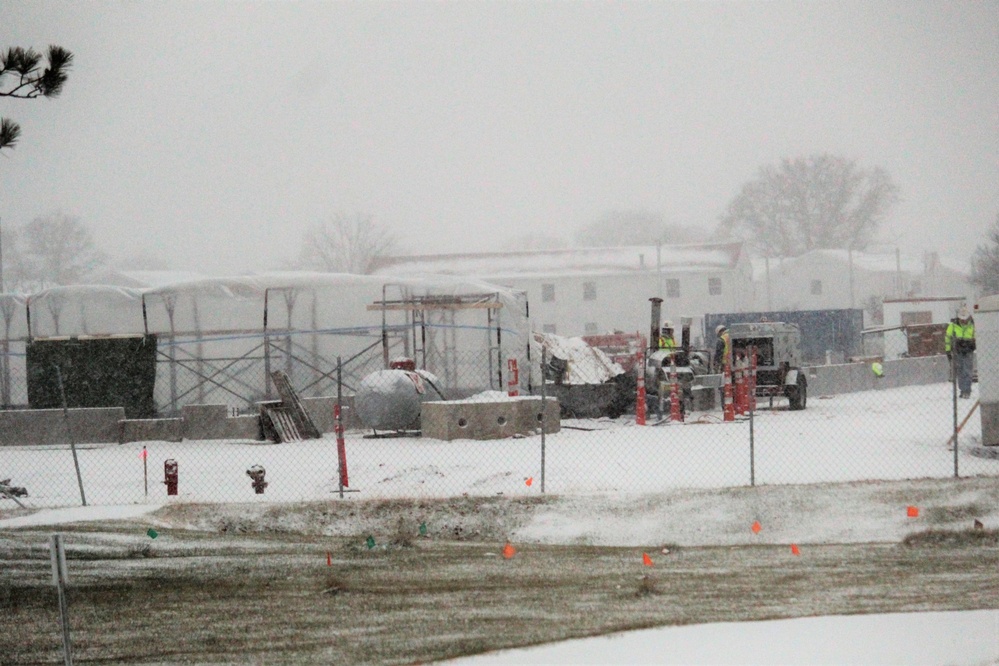 December 2022 construction operations of $11.96 million transient training brigade headquarters at Fort McCoy