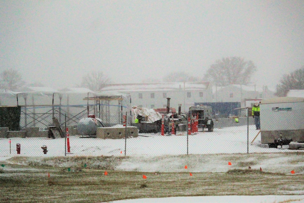 December 2022 construction operations of $11.96 million transient training brigade headquarters at Fort McCoy