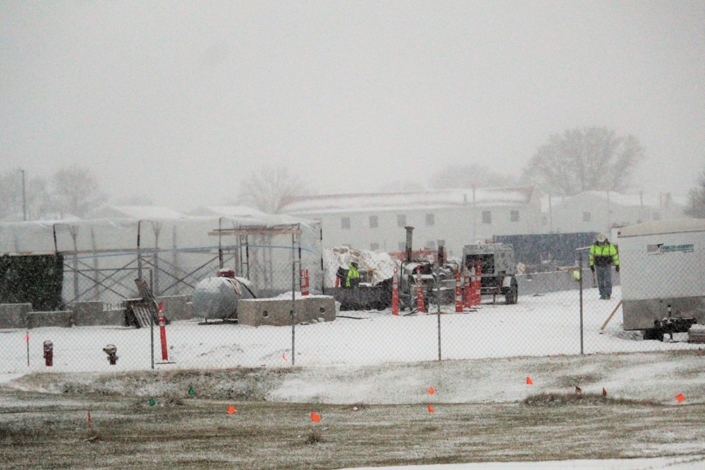 December 2022 construction operations of $11.96 million transient training brigade headquarters at Fort McCoy